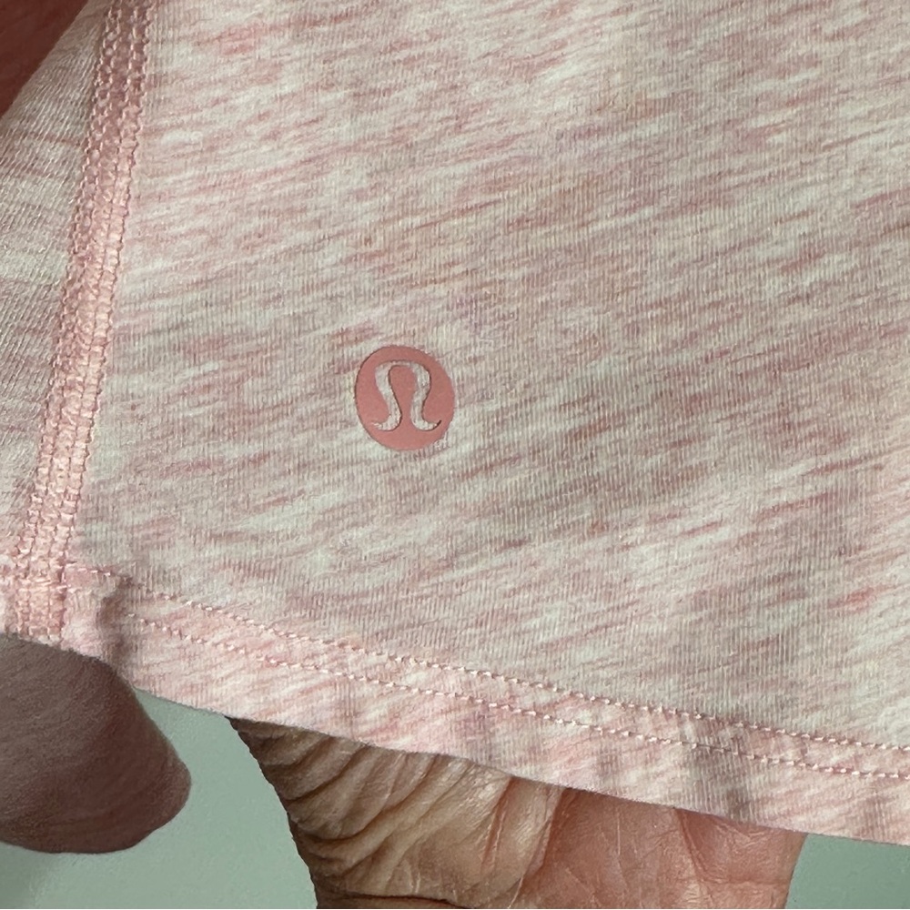 Lululemon Back To It long sleeve porcelain Pink Crisscross Back size 8 - Picture 13 of 13
